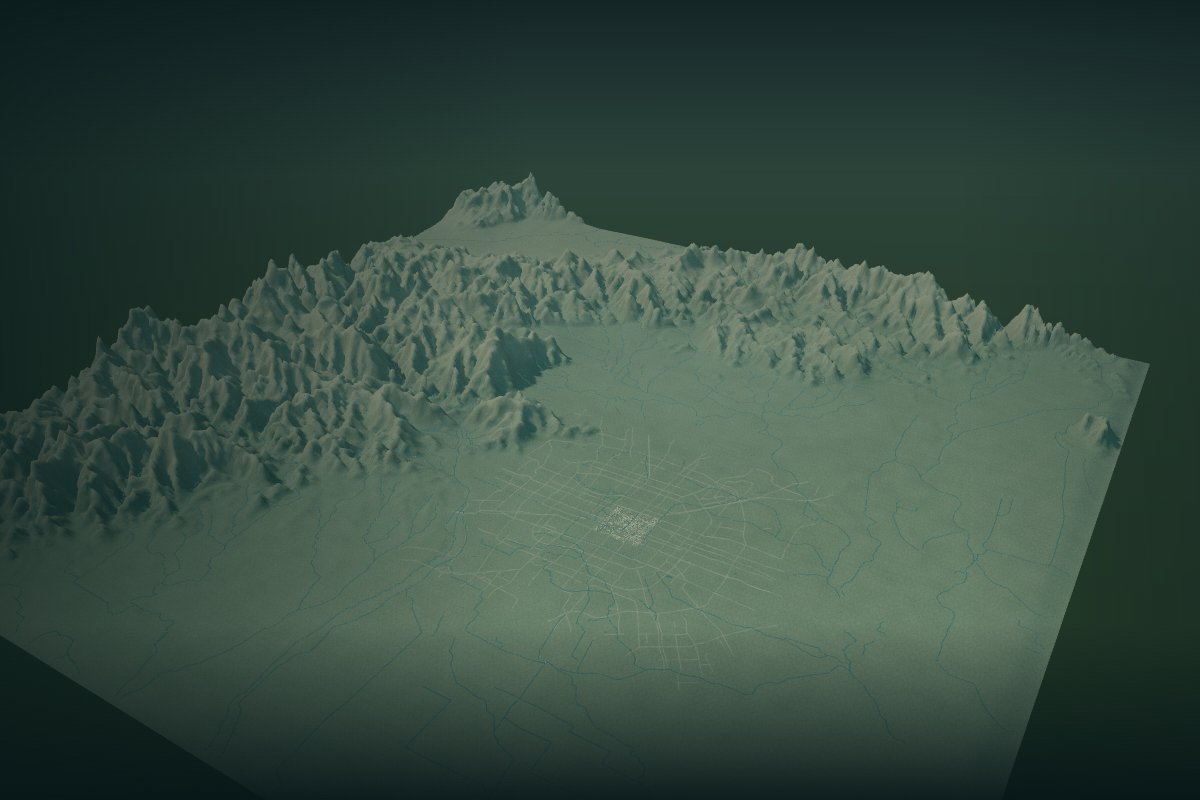 北京 · 山前之城三维山水预览