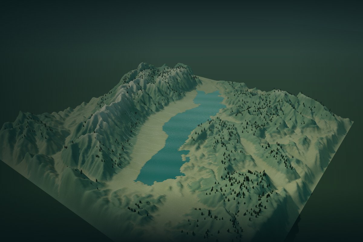 大理 · 苍山洱海三维山水预览